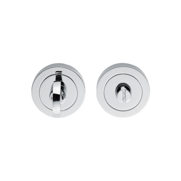 Carlisle Brass Turn & Release on Concealed Fix Round Rose (4.9 x 67mm Spindle) - Polished Chrome