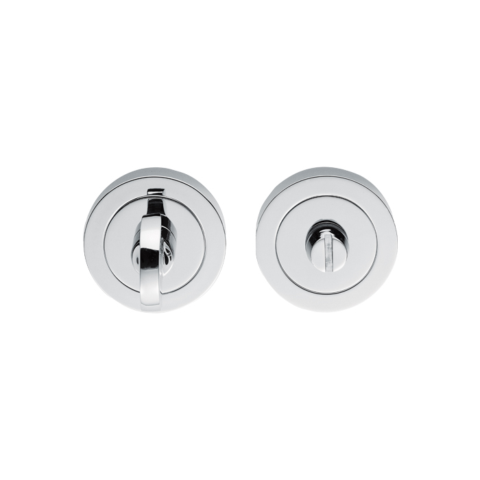 aa12cp_1.jpg Carlisle Brass Turn & Release on Concealed Fix Round Rose (4.9 x 67mm Spindle) - Polished Chrome - Image 1