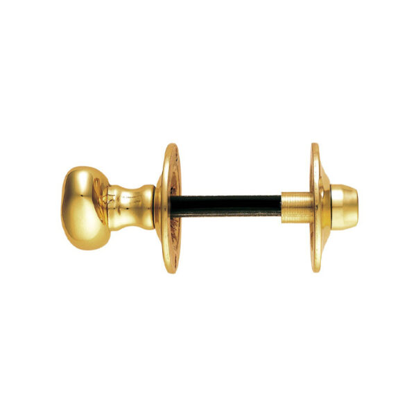 Carlisle Brass Turn & Release to Suit Bathroom Lock / Oval Turn - Polished Brass