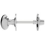 Carlisle Brass Turn & Release to Suit Bathroom Lock / Oval Turn - Polished Chrome