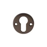 Carlisle Brass Escutcheon - Euro Profile on Face Fix Round Rose Special Bronze