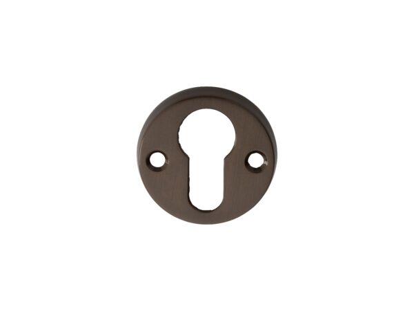 Carlisle Brass Escutcheon - Euro Profile on Face Fix Round Rose Special Bronze
