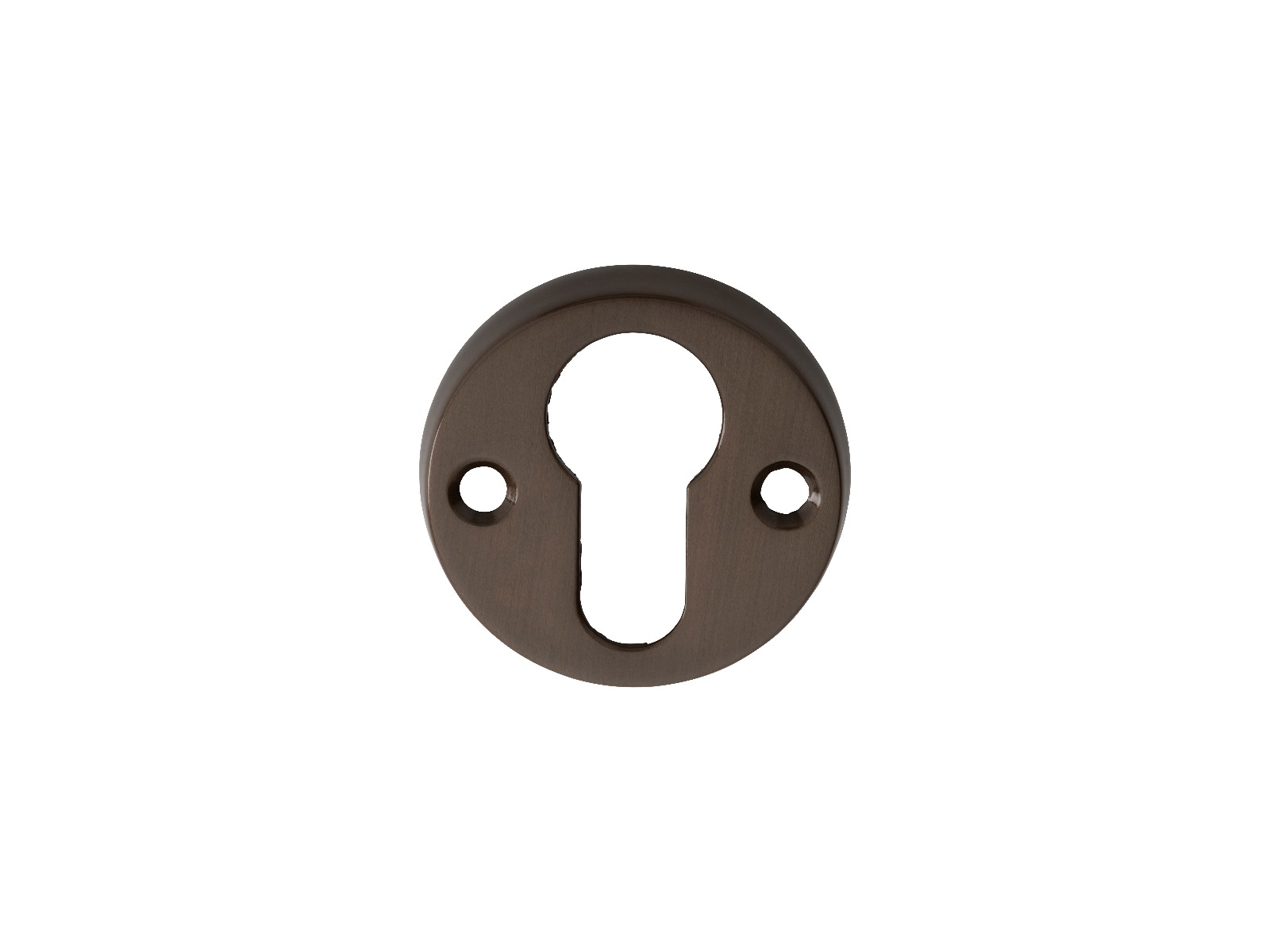 aa145db.jpg Carlisle Brass Escutcheon - Euro Profile on Face Fix Round Rose Special Bronze - Image 1