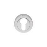 Manital Escutcheon - Euro Profile on Concealed Fix Round Rose - Polished Chrome