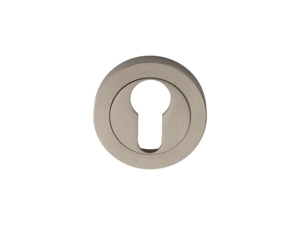 Manital Escutcheon - Euro Profile on Concealed Fix Round Rose Nis (Satin Nickel)