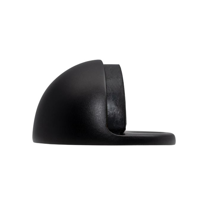 aa20mb.jpg Carlisle Brass Floor Mounted Oval Doorstop - Matt Black - Image 1