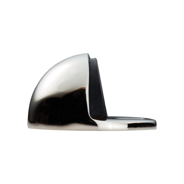 Carlisle Brass Floor Mounted Oval Doorstop - Polished Nickel