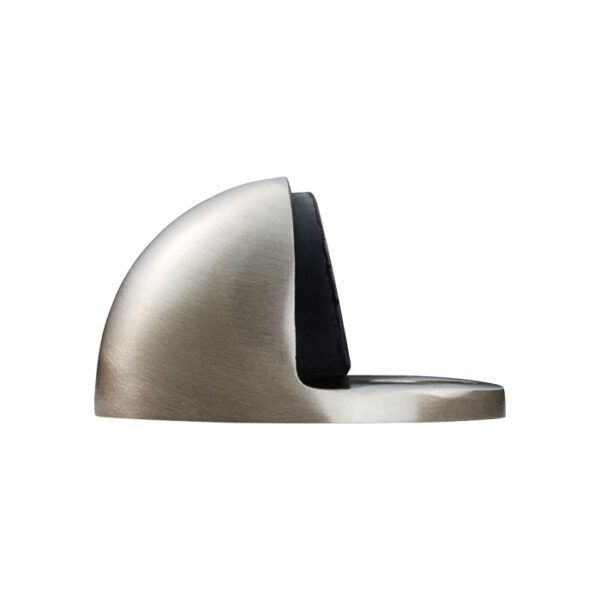 Carlisle Brass Floor Mounted Oval Doorstop - Satin Nickel