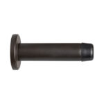 Carlisle Brass 72 x 32mm Wall Mounted Doorstop on Rose - Concealed Fix - Matt Bronze