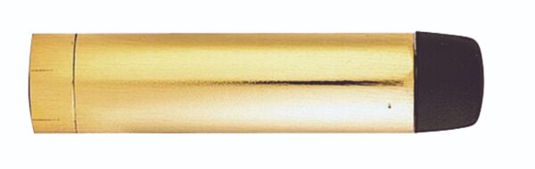 Carlisle Brass Wall Mounted Cylinder Doorstop - Polished Brass