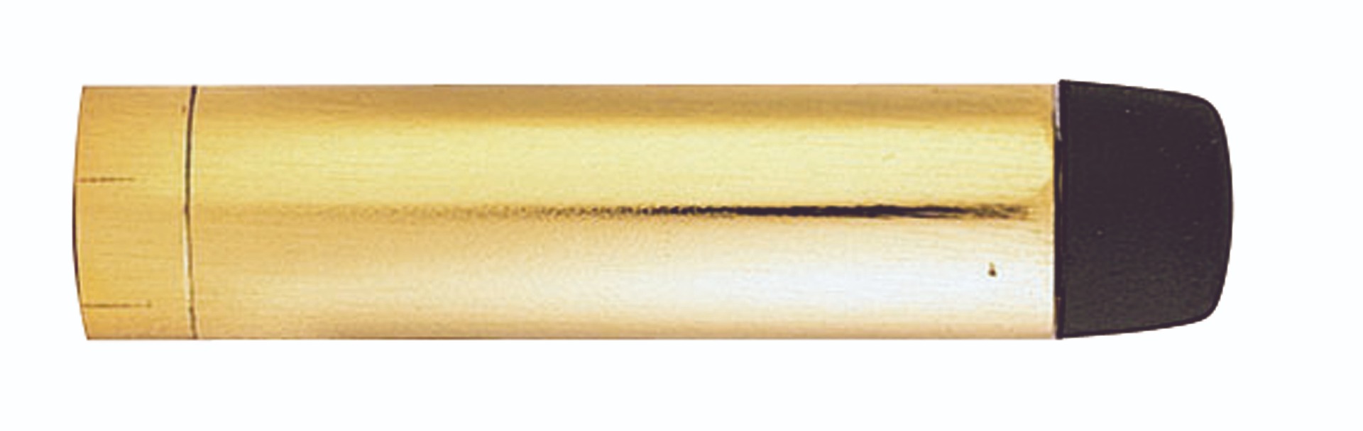 aa22.jpg Carlisle Brass Wall Mounted Cylinder Doorstop - Polished Brass - Image 1