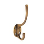 Carlisle Brass Victorian Hat & Coat Hook - Antique Brass