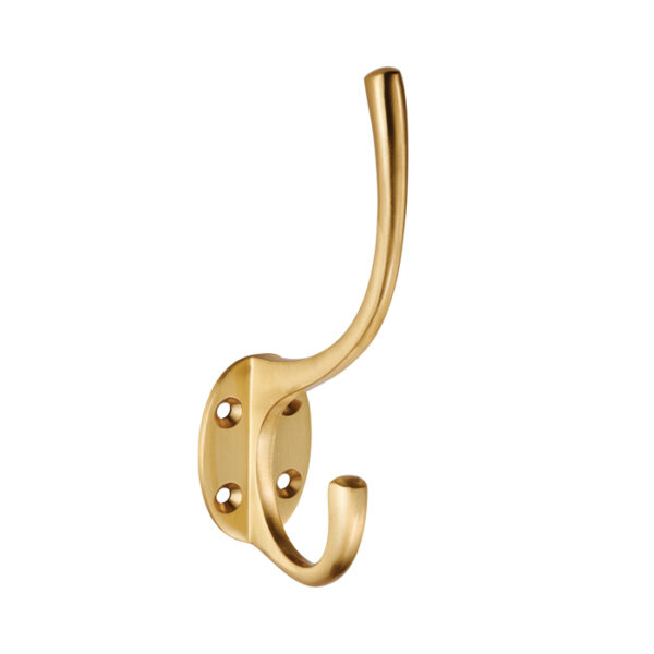 Carlisle Brass Victorian Hat & Coat Hook - Satin Brass