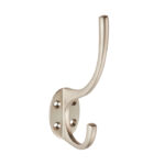 Carlisle Brass Victorian Hat & Coat Hook - Satin Nickel