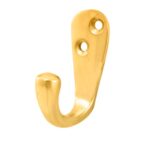 Carlisle Brass Victorian Single Robe Hook - Polished Brass