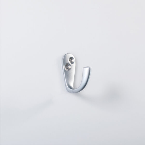 Carlisle Brass Victorian Single Robe Hook - Satin Chrome