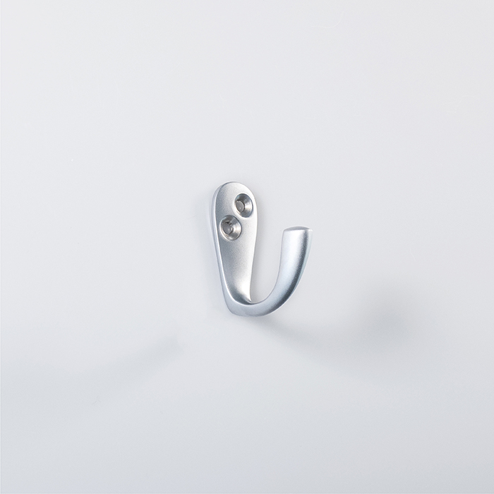 aa26sc_image_01.jpg Carlisle Brass Victorian Single Robe Hook - Satin Chrome - Image 1