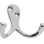 Carlisle Brass Victorian Double Robe Hook - Polished Chrome