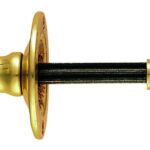 Carlisle Brass Turn & Release to Suit Rackbolt / Oval Turn - Spline Spindle - Polished Brass