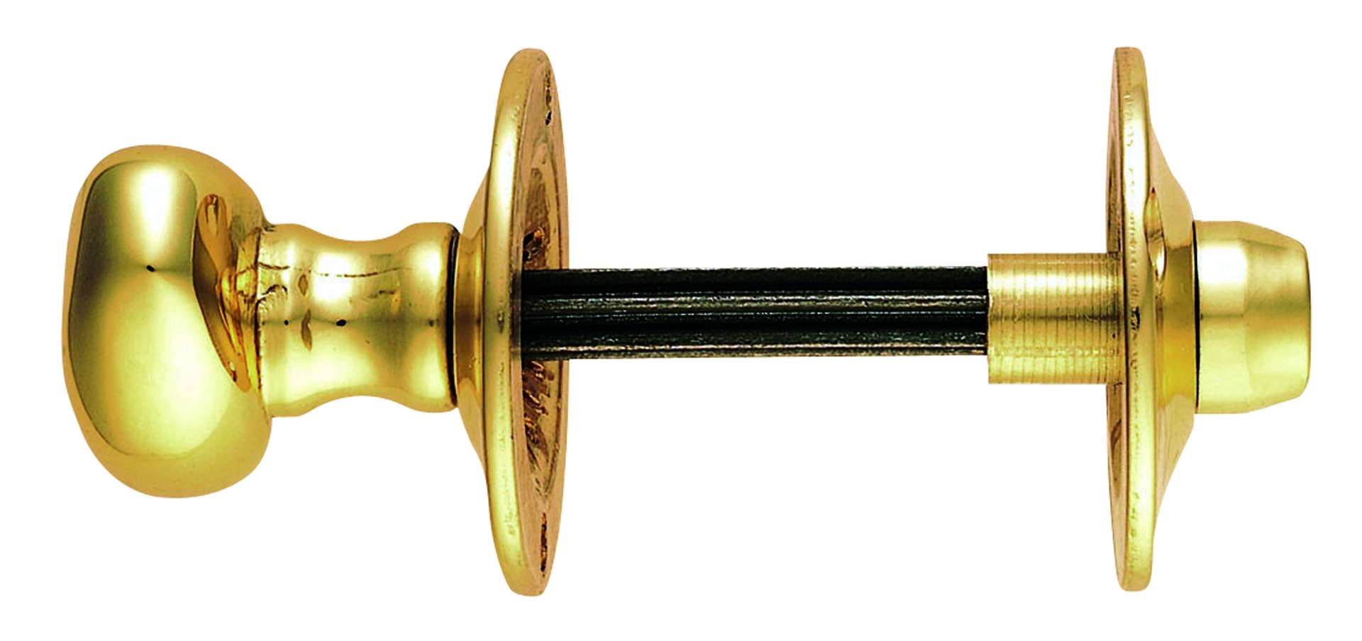 aa32.jpg Carlisle Brass Turn & Release to Suit Rackbolt / Oval Turn - Spline Spindle - Polished Brass - Image 1