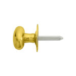 Carlisle Brass Thumbturn to Suit Rackbolt (Oval) - Spline Spindle - Polished Brass