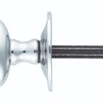 Carlisle Brass Thumbturn to Suit Rackbolt (Oval) - Spline Spindle - Polished Chrome