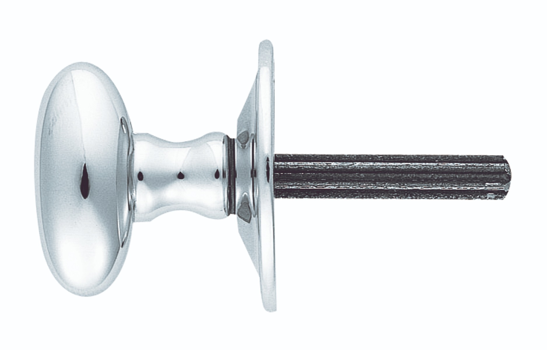 aa33cp_1.jpg Carlisle Brass Thumbturn to Suit Rackbolt (Oval) - Spline Spindle - Polished Chrome - Image 1