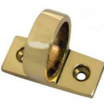 Carlisle Brass Ring Sash Lift (Horizontal Fix) - Polished Brass