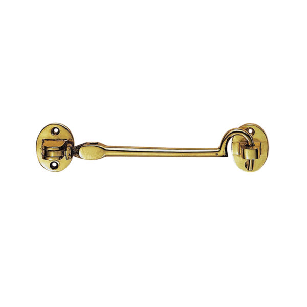 Carlisle Brass Cabin Hook - Lightweight (Silent Pattern) - Polished Brass