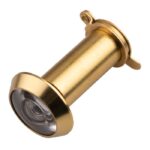 Carlisle Brass Door Viewer - 180 Degree - Glass Lens - Polished Brass