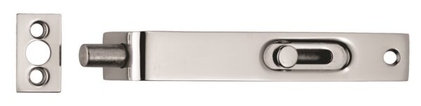 Carlisle Brass Flush Bolt (Sunk Slide) - Polished Chrome
