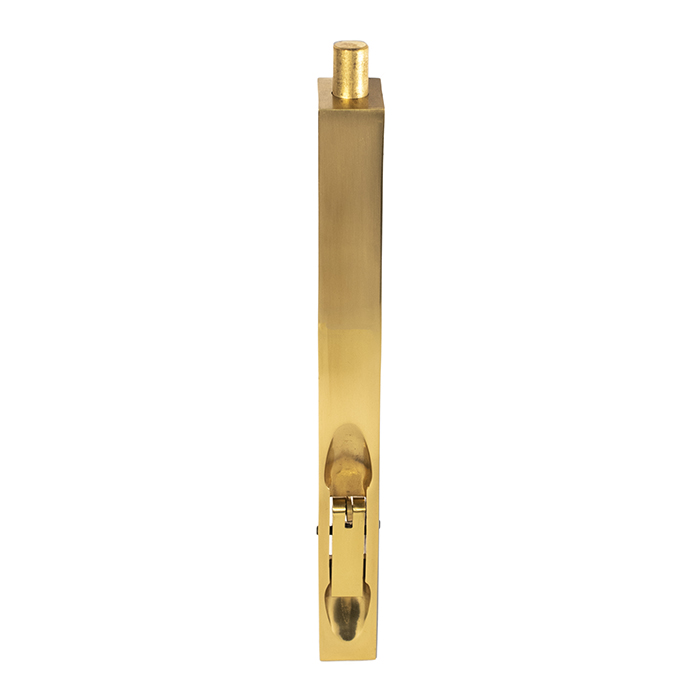 aa81_straight_.jpg Carlisle Brass Flush Bolt (Lever Action) - Polished Brass - Image 1
