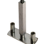 Eurospec 1⁄2 Set Fixing Plate for B/T Furniture (38mm C/C)