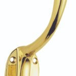 Carlisle Brass Heavy Architectural Quality Hat & Coat Hook - Polished Brass