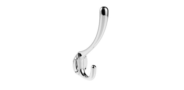 Carlisle Brass Heavy Architectural Quality Hat & Coat Hook - Polished Chrome