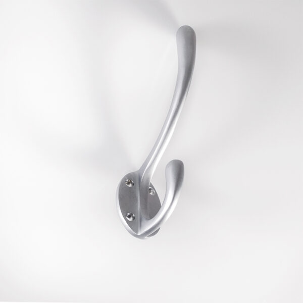 Carlisle Brass Heavy Architectural Quality Hat & Coat Hook - Satin Chrome