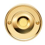 Carlisle Brass Round Bell Push - Polished Brass