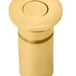 Carlisle Brass Dust Excluding Drive in Socket for Flush Bolt (Concrete Only) - Polished Brass