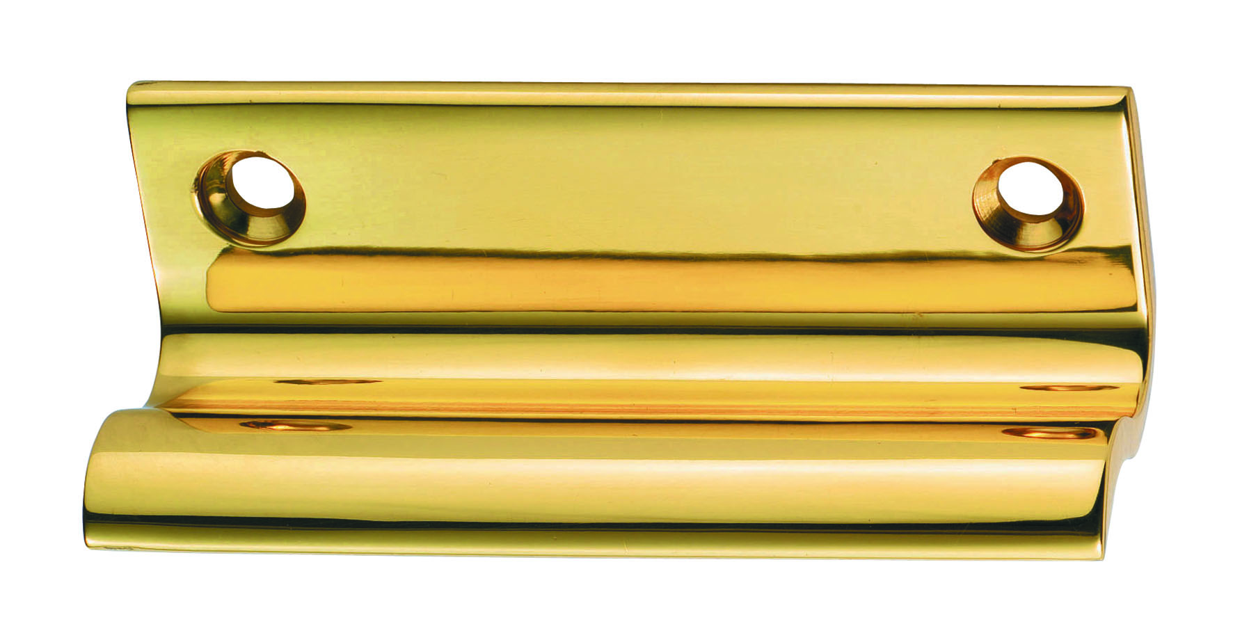aq50_1.jpg Carlisle Brass Sash Window Lift C/W Screws - Polished Brass - Image 1