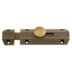 Carlisle Brass 102 x 36mm Surface Bolt C/W Keep Flat & Angled Mortice Keeps - Antique Brass