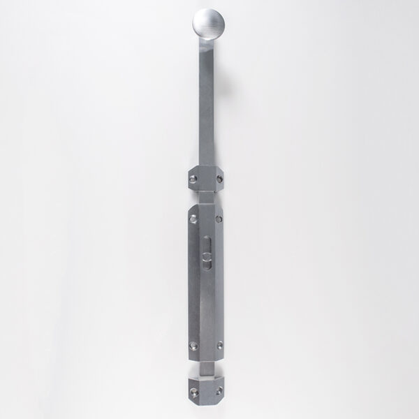 Carlisle Brass 152 x 36mm Extended Surface Bolt C/W Keep Flat & Angled Mortice Keeps - Satin Chrome