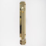 Carlisle Brass 203 x 36mm Surface Bolt C/W Keep Flat & Angled Mortice Keeps - Polished Brass