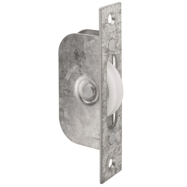 Carlisle Brass Sash Window Axle Pulley No1 Galv Forend with Nylon Wheel - Galvanised
