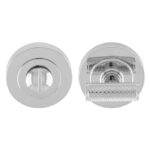 Manital Syntax Turn & Release on Concealed Fix Round Rose - Polished Chrome