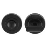 Manital Syntax Turn & Release on Concealed Fix Round Rose - Matt Black