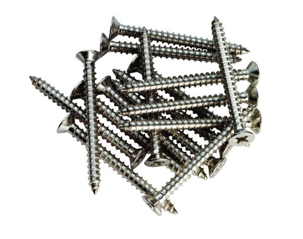 Eurospec 4.8 x 50mm Woodscrew (No10 x 2") - PZ2 - Pack of 16