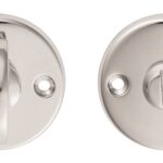 Carlisle Brass Turn & Release on Face Fix Round Rose (4.9 x 67mm Spindle) - Polished Chrome