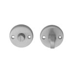 Carlisle Brass Turn & Release on Face Fix Round Rose (4.9 x 67mm Spindle) - Satin Chrome