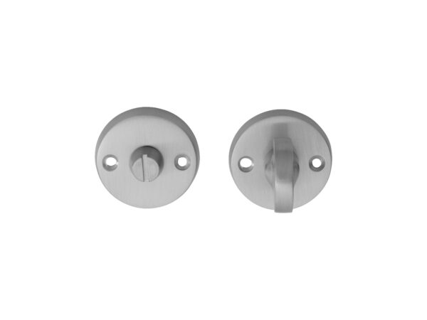 Carlisle Brass Turn & Release on Face Fix Round Rose (4.9 x 67mm Spindle) - Satin Chrome