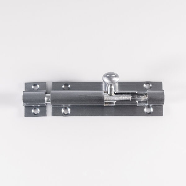 Carlisle Brass 102 x 32mm Barrel Bolt C/W Keep Flat & Angled Mortice Keeps - Satin Chrome